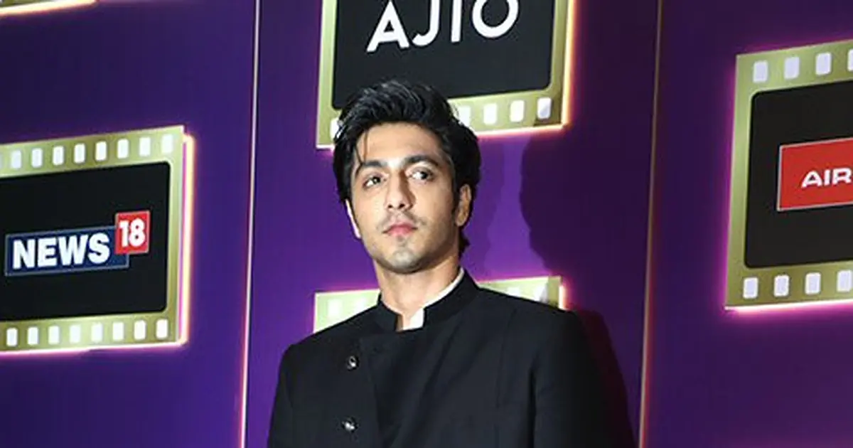 Ahaan Panday at the News18 Showsha Reel Awards for an Ahaan Panday net worth article